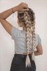 Long hair braid